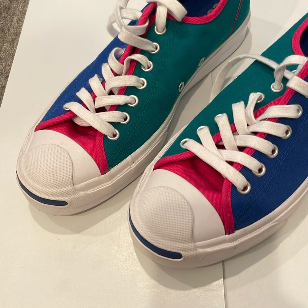 Men’s Converse Size 8 Jack Purcell. Classic! Color: Mukti/Oxford Game Royal